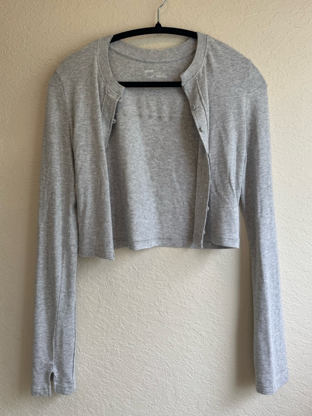 Aerie Happy Snit Cardi T-shirt